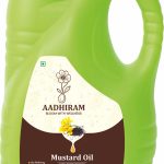 Aadhiram Mustard Oil 200 ml | Wood Pressed | Edible Cooking Oil