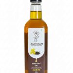 Aadhiram Mustard Oil 500 ml | Wood Pressed | Edible Cooking Oil